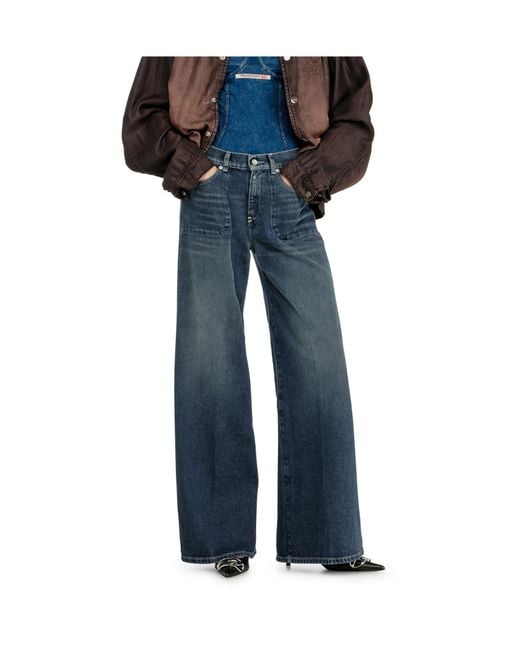 DIESEL Blue 1978 D-Akemi-F L32 Jeans