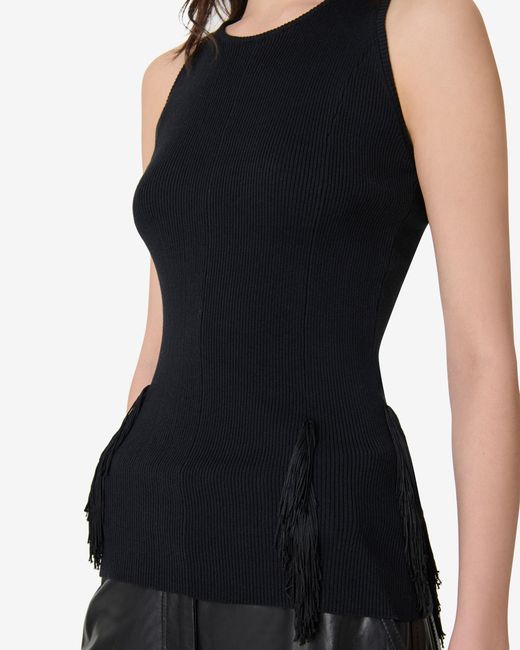 IRO Black Sleeveless Top