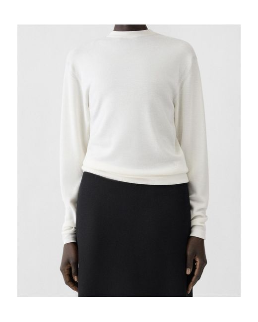 Jacquemus White The Romarin Knit Jumper