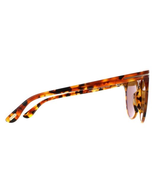 Tom Ford Metallic Eyewear Cat-Eye Frame Sunglasses
