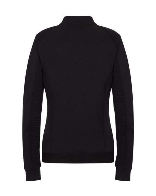 EA7 Black Logo Casual Coat