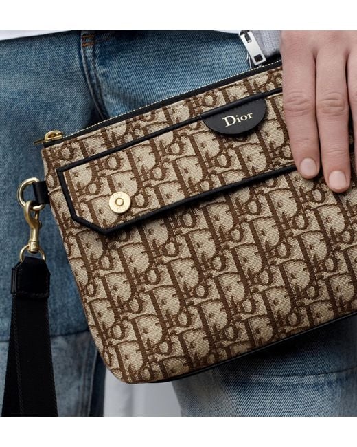 Dior Multicolor Pocket Jett A5 Triangle Pouch for men