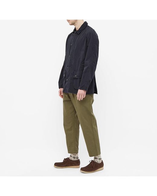 Barbour Blue Collared Long-Sleeved Overshirt for men