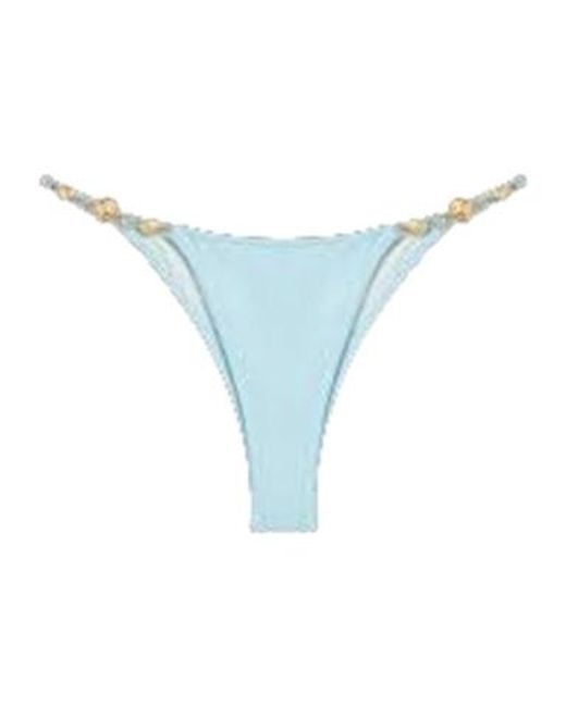 Reina Olga Blue Triangular Beach Shorts