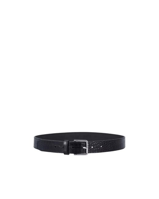 Frankie Shop White Croc Adjustable Belt