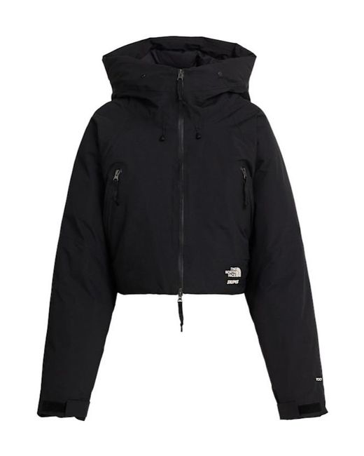 The North Face Black Short Hooded Down Jacket