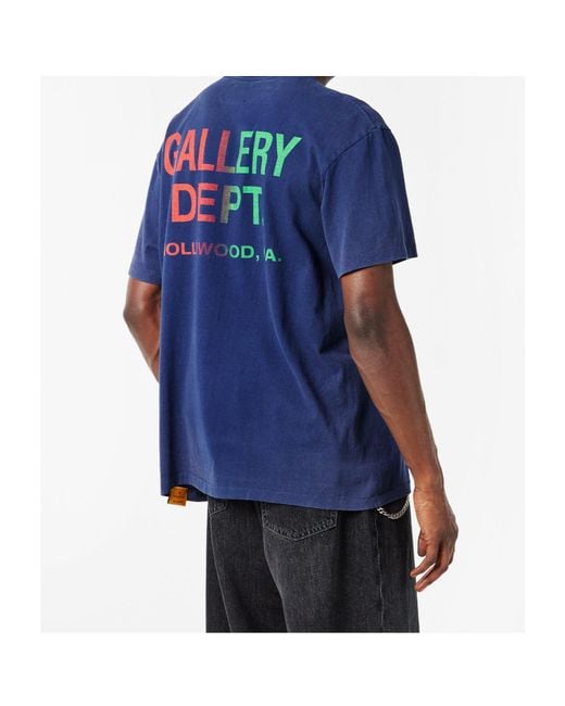 GALLERY DEPT. Blue Boardwalk T-Shirt for men