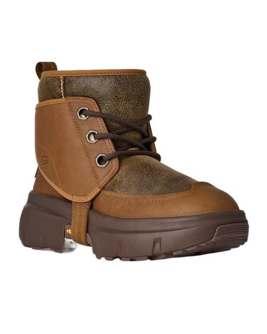 Ugg Brown Jld Round Toe Ankle Boots for men