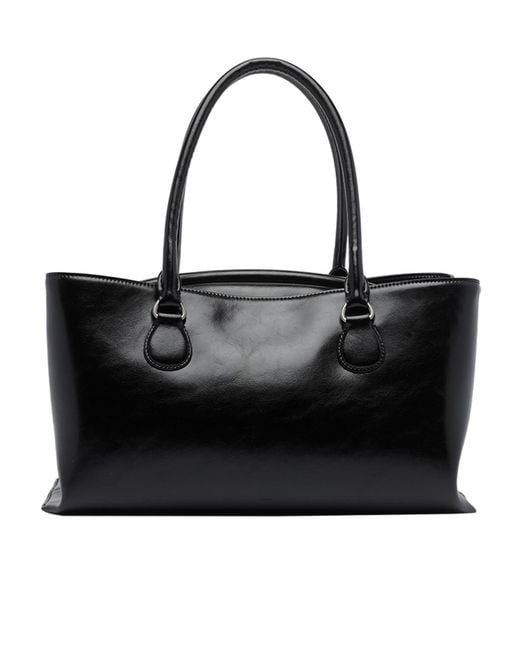 OSOI Black Shell Brot Tote Bag