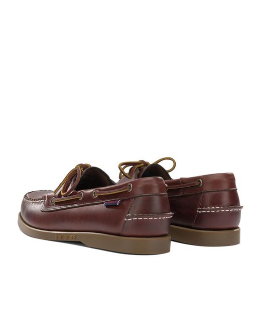 Sebago Brown Round-Toe Casual Shoes for men