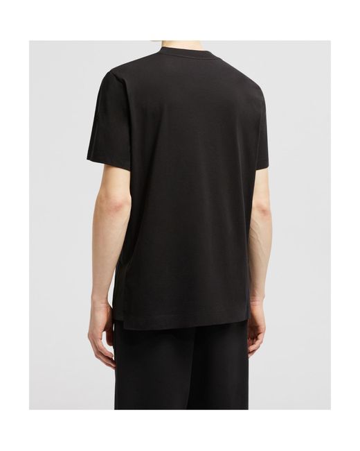 Moncler Black Logo T-Shirt for men