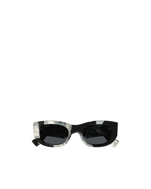 Gucci Black Eyewear Panthos Frame Sunglasses for men