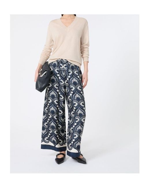 Weekend by Maxmara Natural Estremo V-Neck Jumper