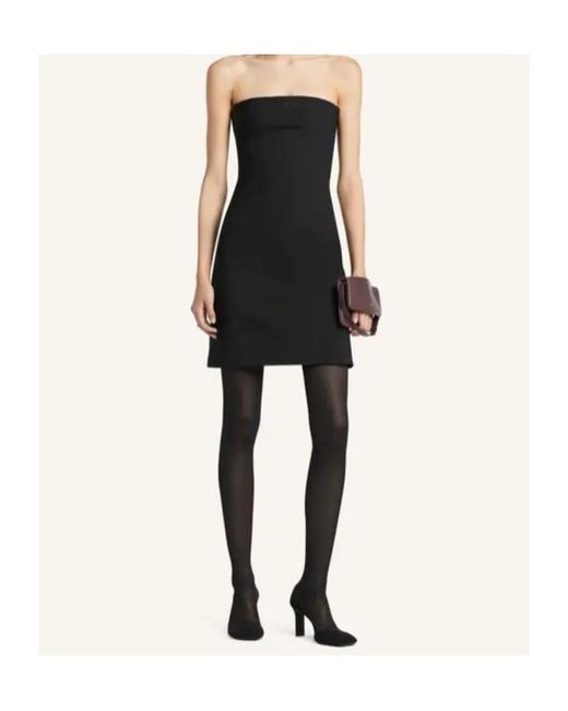 Courreges Black Courrèges Strapless Cut-Out Mini Dress