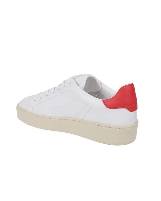 Hogan White Low Top Lace-Up Sneakers