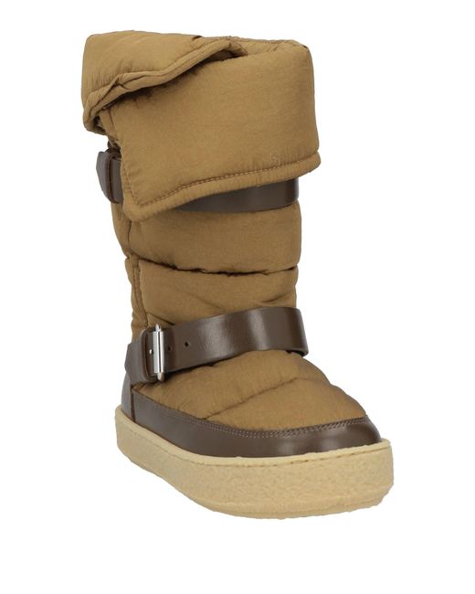 Isabel Marant Brown Two-Tone Down Boots