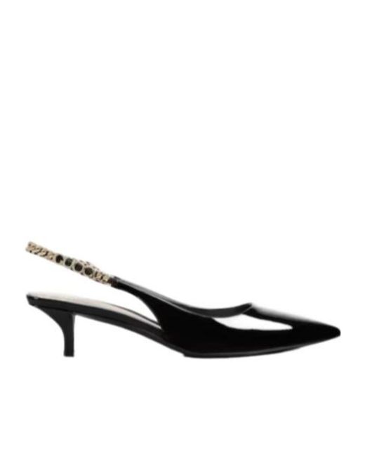 Gucci Black Signoria Slingback Pumps