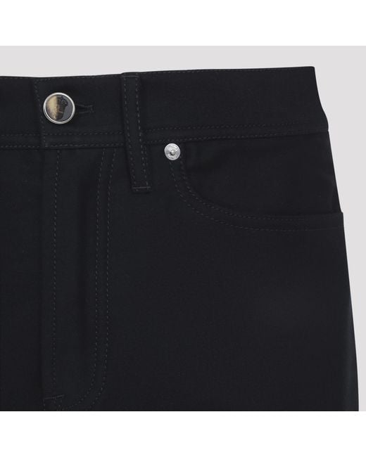 Brioni Blue Cotton Straight-Leg Trousers for men