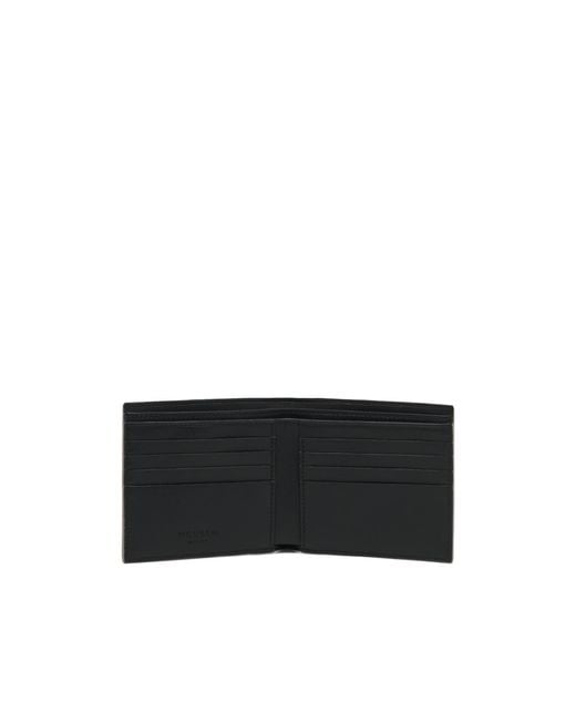 McQueen Gray Skull Printed Bi-Fold Wallet for men