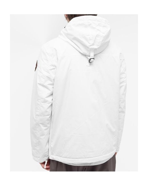 Napapijri White Long-Sleeved Pullover Jacket for men