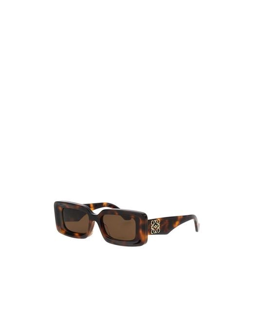 Loewe Green Rectangle Frame Sunglasses