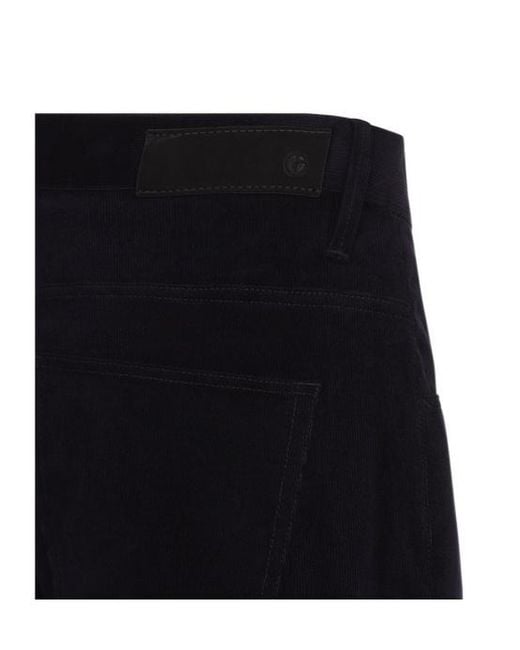 Giorgio Armani Blue 5 Pockets Straight-Leg Trousers for men