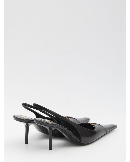 Saint Laurent Multicolor Babylone Breteuil Slingback Pumps