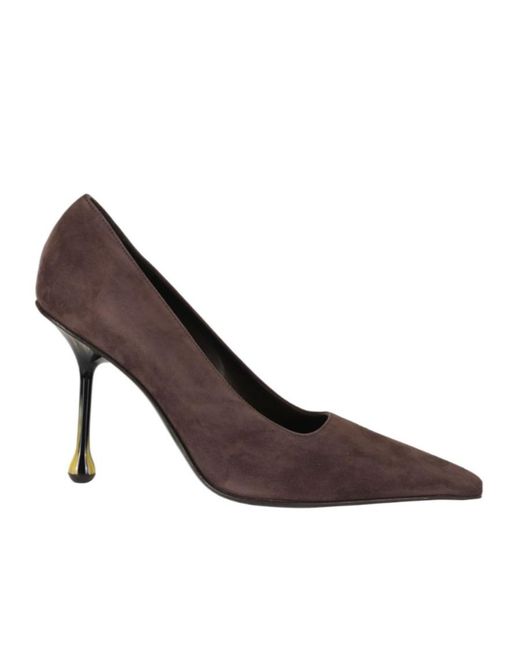 Jimmy Choo Brown Pointed-Toe High Heels