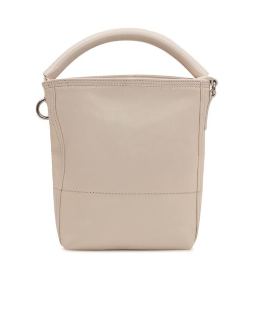 Burberry White B Clip Bucket Bag