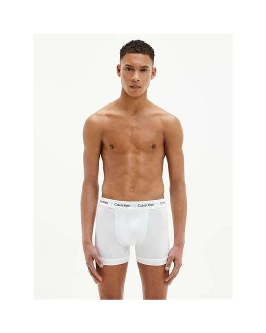 Calvin Klein White Logo Underwear for men