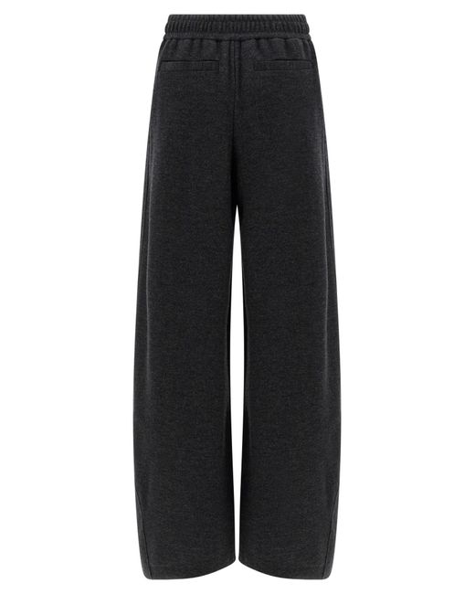 Brunello Cucinelli Black Drawstring Track Trousers