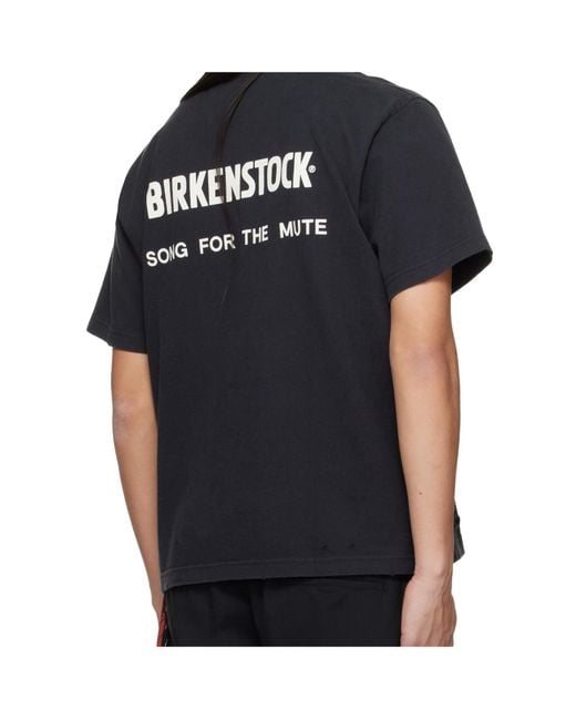 Song For The Mute Black Crew-Neck T-Shirt for men