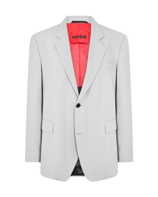 Boss White A Sharp-Cut Suit for men