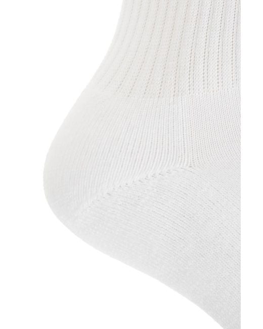 Vetements White Logo Socks for men