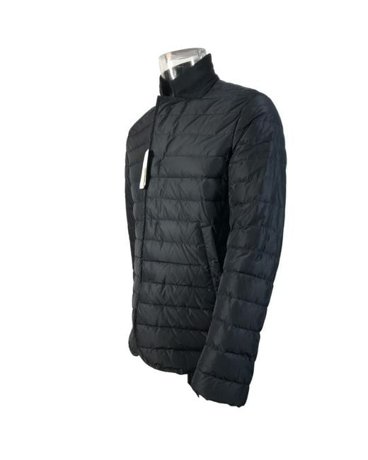 Armani Collezioni Gray Logo Down Jacket for men