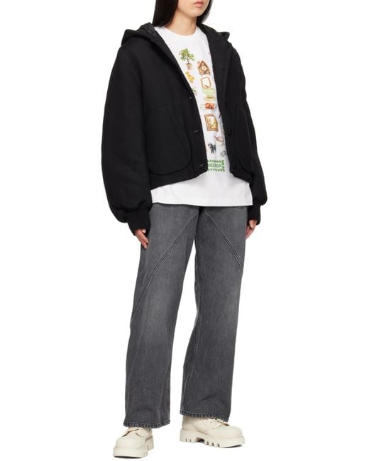 J.W. Anderson Black Hooded Jacket