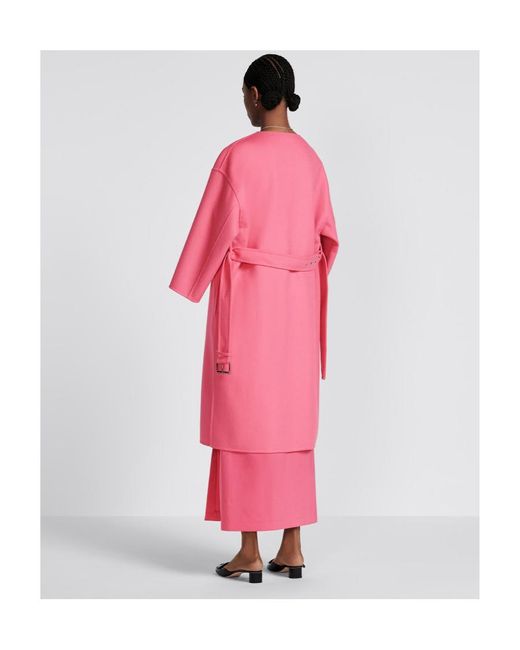 Dior Pink Coat With Belt