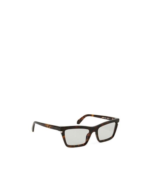 Off-White c/o Virgil Abloh White Optical Style 50 Rectangular Frame Glasses for men