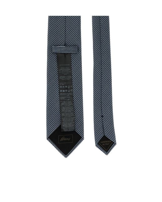 Brioni Blue Jacquard Tie for men