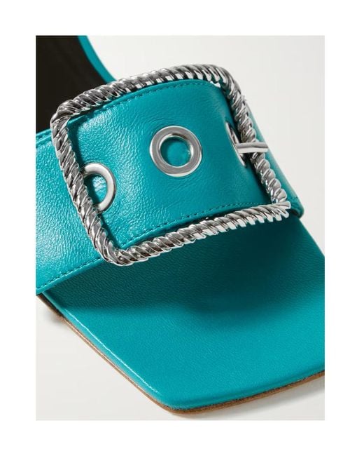 By Far Blue Davina Buckle Sandals