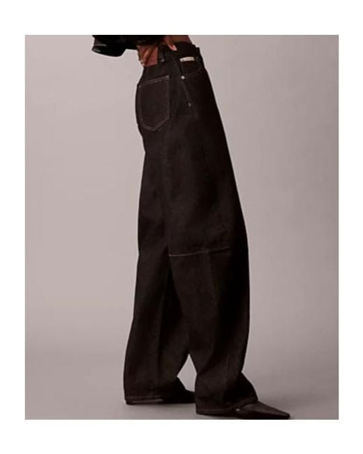 Calvin Klein Black Five-Pocket Jeans