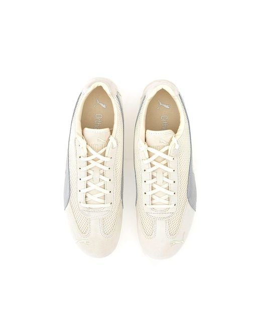 PUMA White Speedcat Premium Sneakers for men