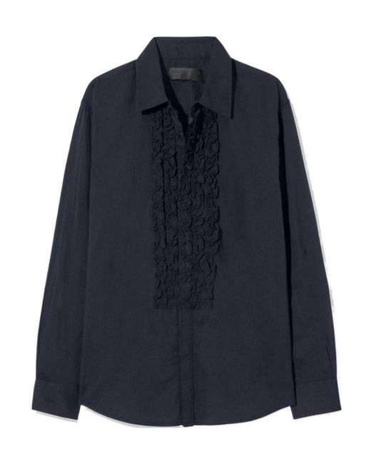 Nili Lotan Blue Nathael Shirt