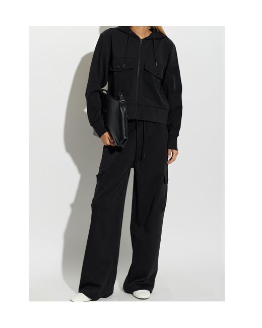 Woolrich Black Drawstring Cargo Pants