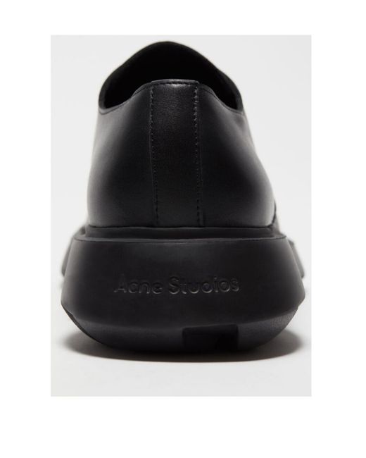 Acne Black Lace-Up Shoes for men