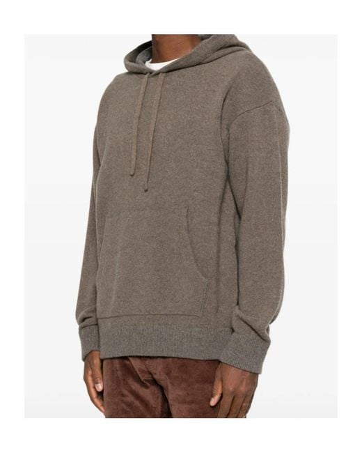 Roberto Collina Brown Long-Sleeve Knit Top for men