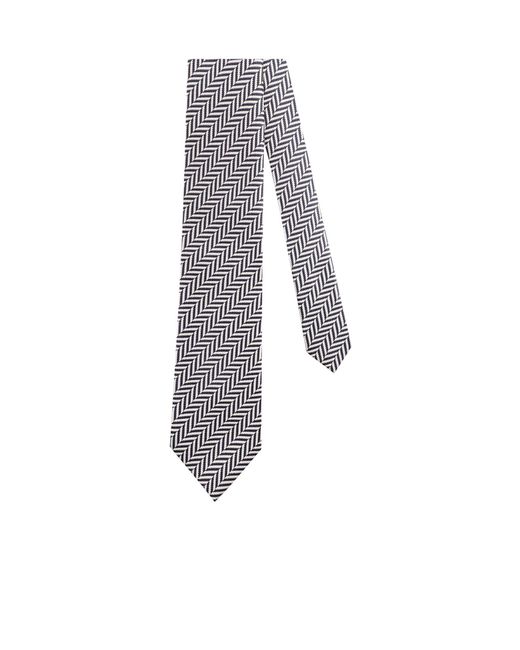 Tom Ford White Pointed Tie for men