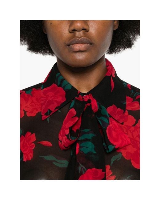 Equipment Red Mahalia Blouse