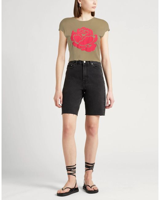 Tory Burch Pink Casual Cropped Tshirt