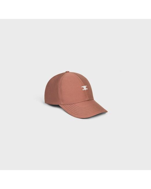 Céline Pink Triomphe Baseball Cap